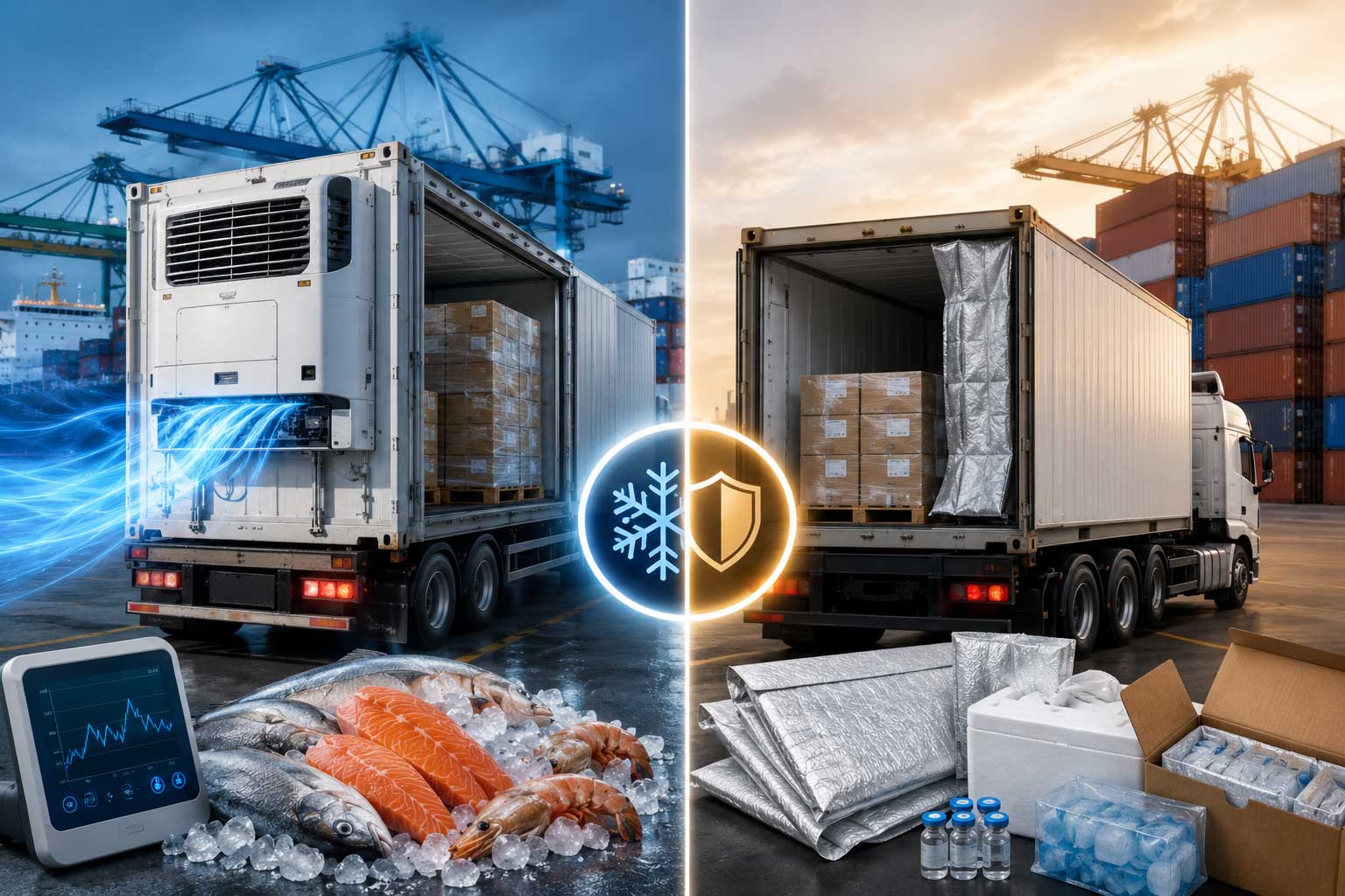 Active vs. Passive Cooling in Port Drayage: Choosing the Right Setup for High-Risk Freight