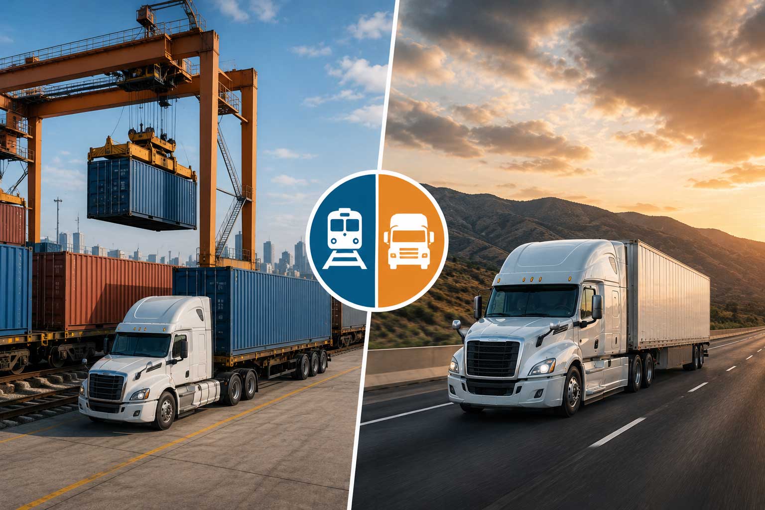 Intermodal Drayage vs. Traditional Trucking: What’s the Difference?